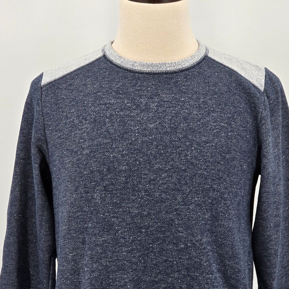 Tommy Bahama Crew Neck Pullover Men's M Blue and Gray Long Sleeve